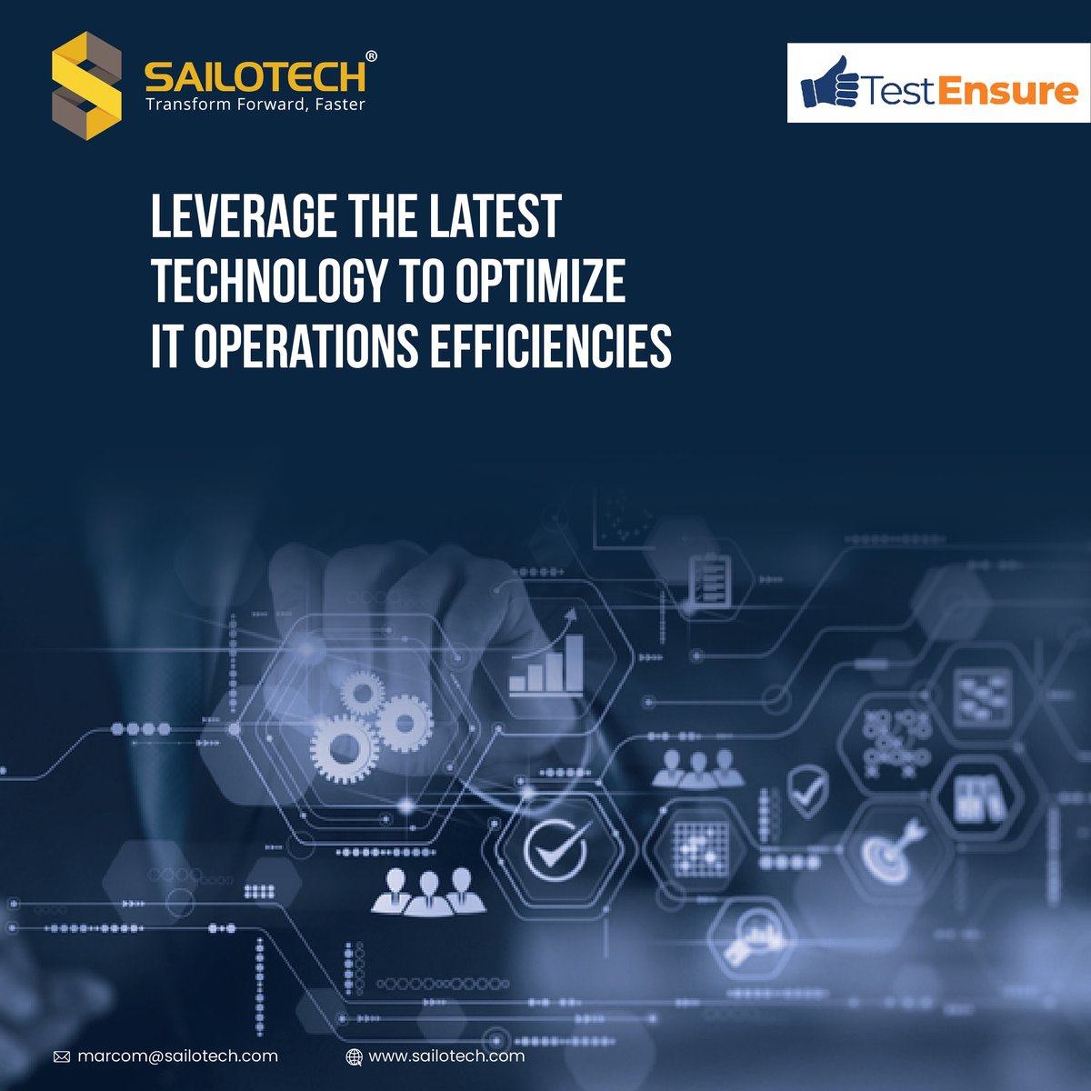 Sailotech's tweet photo. Struggling to execute multiple #testsuites in parallel adding a lot of time in regression execution thereby delaying time to market? TestEnsure framework supports parallel execution of the test suites across environments and browsers. Reach us https://t.co/YjjkJWjYNu

#automation https://t.co/bSicI5Pr2i