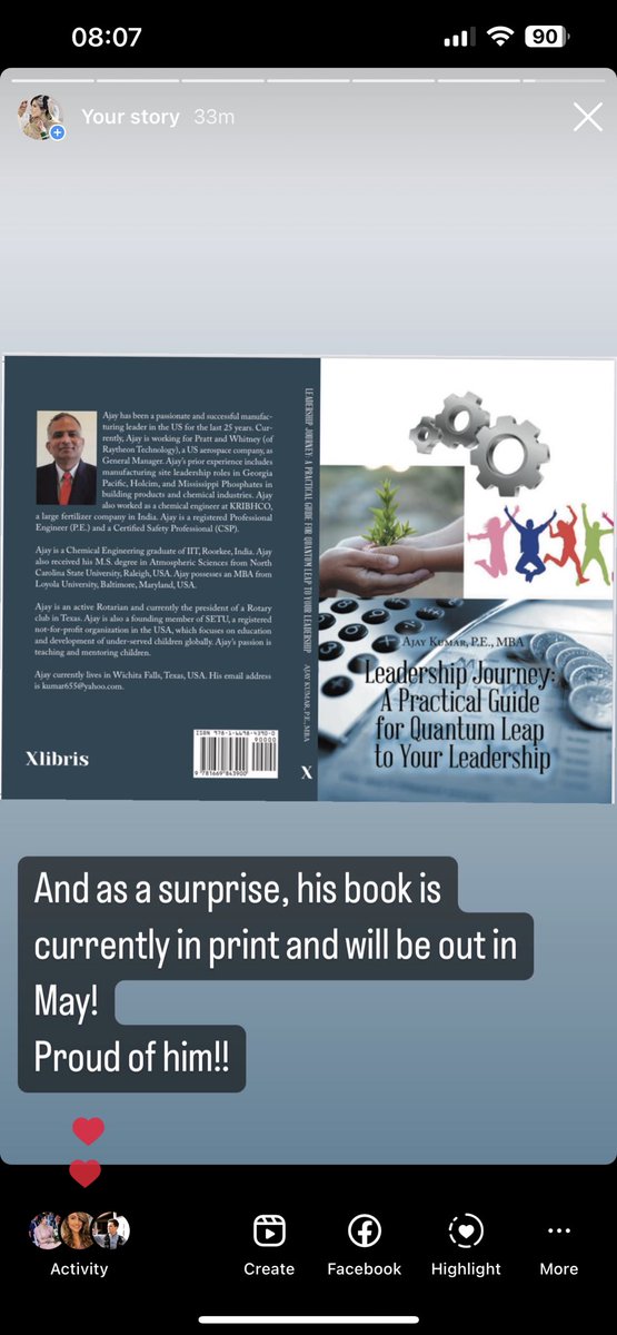 ambISH1n's tweet photo. Today is my father’s birthday. He let us know that his book will be out in May!! (He also told me I don’t get a free copy. He fully expects me to buy at least 5 🫠😂) https://t.co/3afAjCBiyS