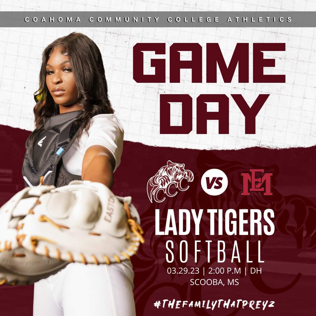 Coahoma Softball Gameday | #TheFamilyThatPreyz
🆚 East Miss |  🥎  Doubleheader |⏰ 2:00 PM | 📍 Scooba, MS | 📱Connect with GameChanger: bit.ly/3ScZBKf | 🎥 emcclive.com