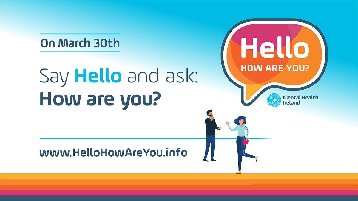 CICareers's tweet photo. Tomorrow, Thursday 30th, we're excited to take part in the 'Hello Carlow, How are you? in Carlow Institute. This will run alongside our Amber Flag initiative. #positive#mental#health #Easter Celebrations for students https://t.co/nhco3QlOkT