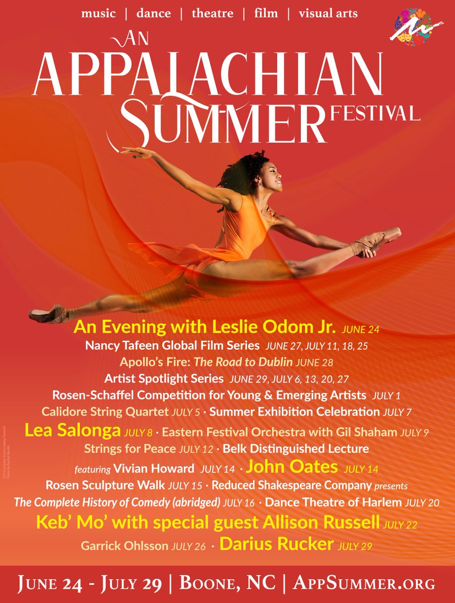 It's the announcement we have all been waiting for! Join us for an unforgettable season! 
 ✴️  June 24-July 29, 2023 | TICKETS ON SALE APRIL 12 @ 10AM at AppSummer.org