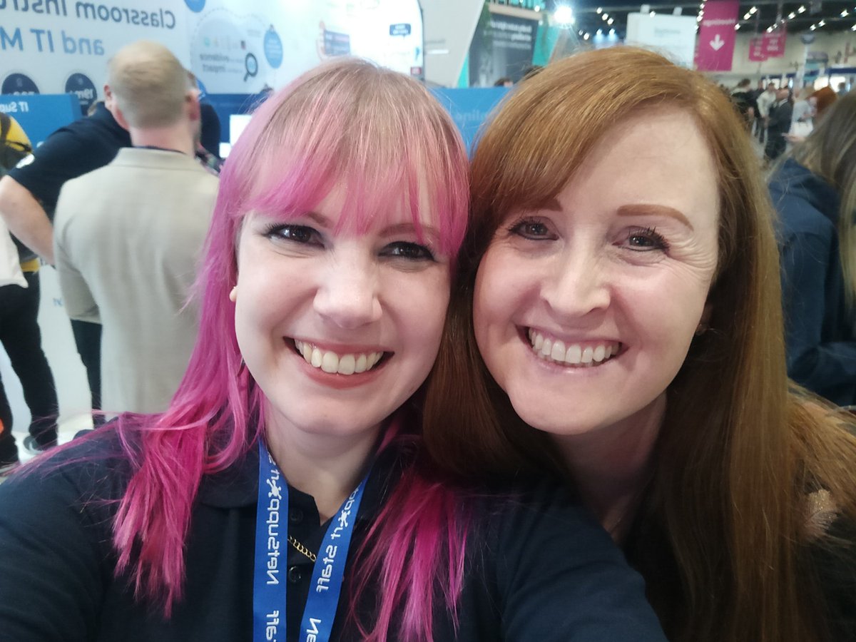 K_Cauchi's tweet image. Finally met the beautiful @pennywpennyw! She's even lovelier in person. Meeting all the best people here on the @NetSupportGroup #SE51! #NetSupport #Bett23 @Bett_show