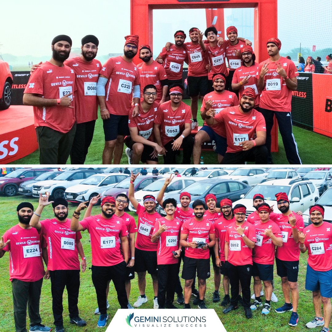 GeminiIndia's tweet photo. 15+ Gemini on Wheels adventurists took on the challenge of the Devil's Circuit, an obstacle course testing strength, endurance &amp; mental toughness. #geminisolutions #lifeatgemini #devilscircuit #belimitless #fitness https://t.co/MDkvlW1zEs
