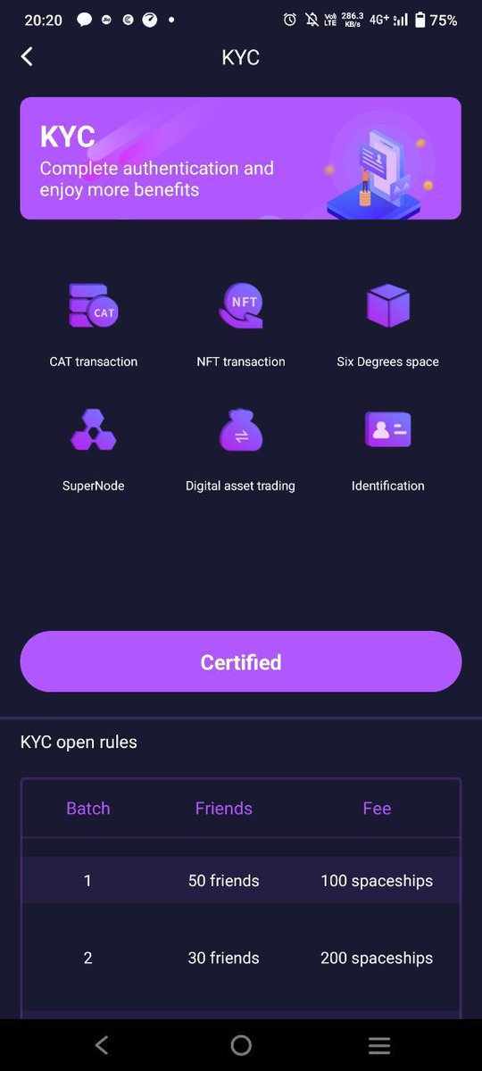 🤗🤗Good news! The second batch of #CatStar KYC is open!

📌 Requirements:
✅More than 30 active team members
✅200 spaceships

If u can't KYC this time there's still batch 2 to 5 is coming.‼️

🔻Join CatStar:👇
chatany.world/h5/reg.html?in…

📌 Know More-👇
t.me/cryptoappminer…