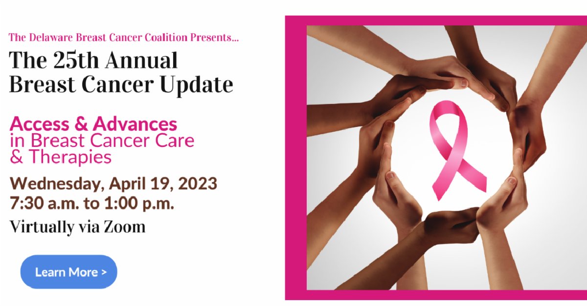 Corexcel's tweet image. Corexcel is a proud supporter of the 2023 Delaware Breast Cancer Update. To attend this event virtually, you can register at dbcc.ejoinme.org/BCU2023
