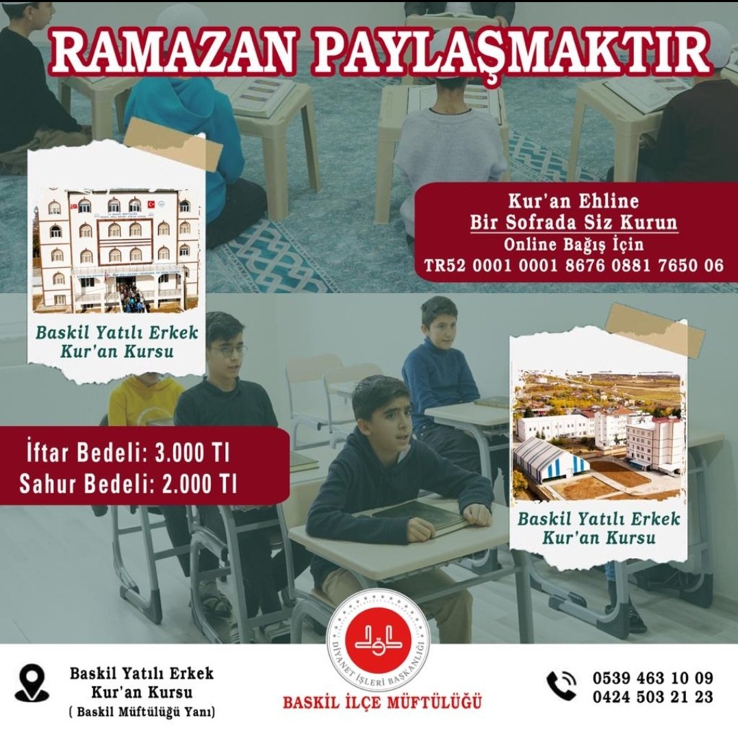 BaskilMuftulugu's tweet photo. # Kur'ân Ehline Bir Sofra da Siz Kurun... https://t.co/ZTovWUJ3kg