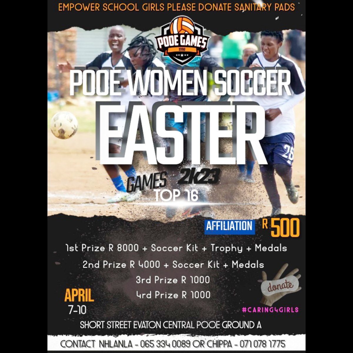 pooe_games's tweet photo. The future Gloria Hlalele challenge🤩
First ever women soccer games, who will pave the way🤔
#pooe_games
#womeninsport 
#womenfootball 
#kasifootball https://t.co/K35tPQzFyW