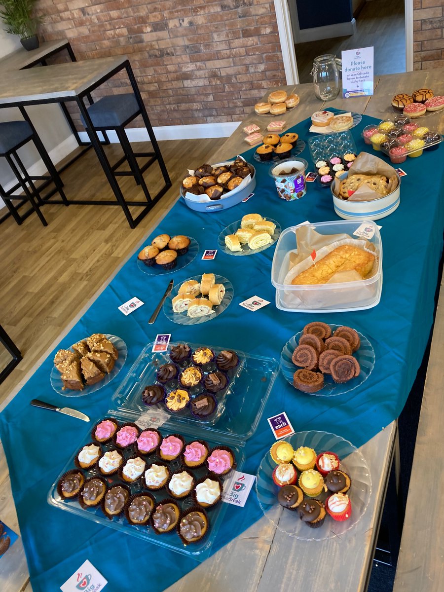 IKONTRAINING's tweet photo. Today we held a Big Tea Break in aid of @EACH_hospices in our offices! Thank you to everyone who came across to donate. We love to help charities, and this is such a great cause; we had fun, ate treats and raised money #BigTeaBreak #Cake #EACH https://t.co/WZ2NPMRagY