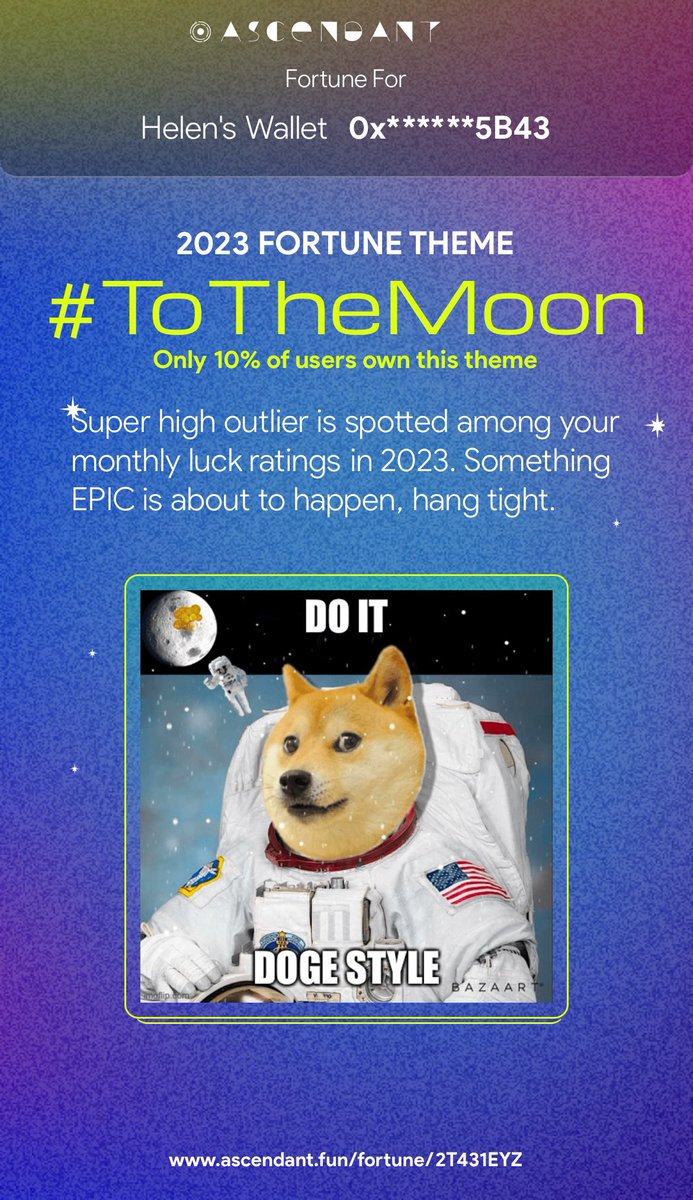 0xgenLabs's tweet photo. @Ascendant_astro impressive report! How did it know that I am best at building?! https://t.co/vTbJcTzqdR