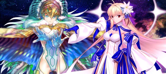 二人でコスモ的パワーを集めてるみたいだ 