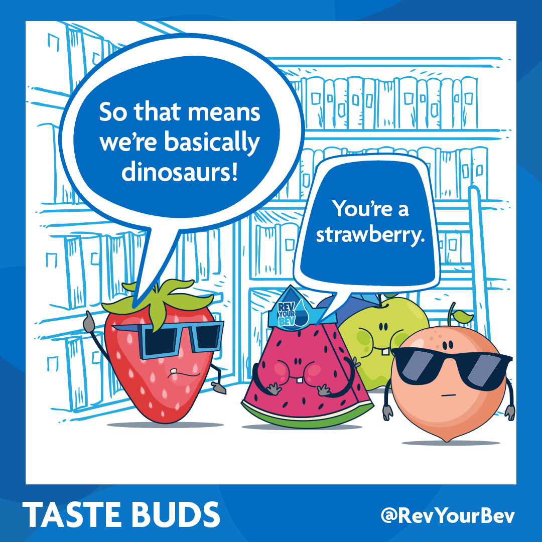 RevYourBev's tweet image. The whispers are true 🤫👀 Swipe to see what the “Taste Buds” learned at the library today 📚! 

And tell us below, what fun facts have you learned about water lately?
#TasteBuds #funfactsforkids #dinosaursrule #drinkmorewater