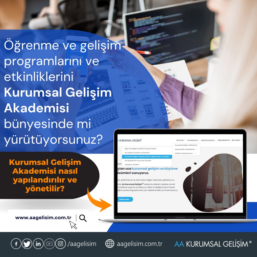 aagelisim's tweet photo. Öğrenme ve gelişim programlarını ve etkinliklerini Kurumsal Gelişim Akademisi bünyesinde mi yürütüyorsunuz?
Kurumsal Gelişim Akademisi nasıl yapılandırılır ve yönetilir?
Ayrıntılı bilgi için https://t.co/kEiLphzBXR adresini ziyaret edebilirsiniz.
#kurumsalgelişimakademisi https://t.co/3AYtpGbMBb