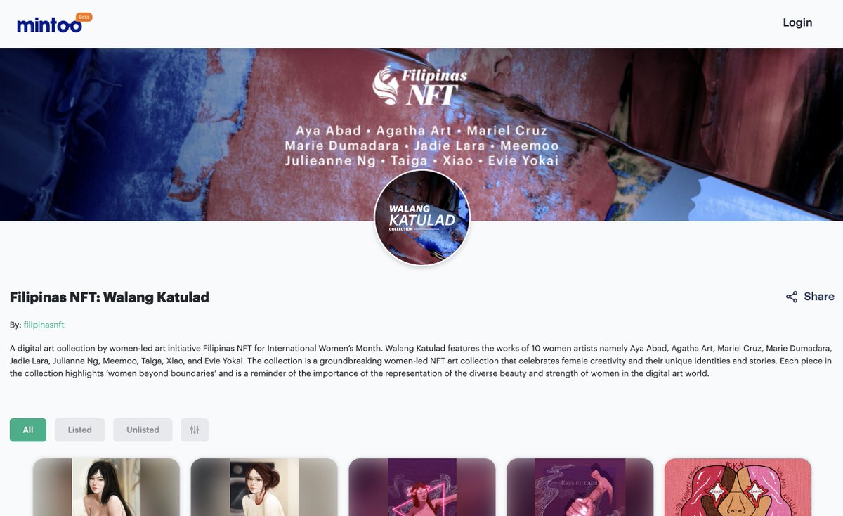 OUR WALANG KATULAD COLLECTION IS LIVE 💞 

Featuring the works of: 
<a href="/marieflows23/">𝔐𝔞𝔯𝔦𝔢 🌴🇵🇭爱</a>
<a href="/xiaocreates/">xiao🔺</a> 
@Spacemeemoo
<a href="/NgJulieanne/">Julieanne</a>
@evie_yokai
@agatha__art
@OyTaiga 
<a href="/jadie_lara/">Jadie Lara</a> 
Aya Abad
Mimaaaaaaaaaaaaaaw

Visit the link here: bit.ly/FINWalangKatul…