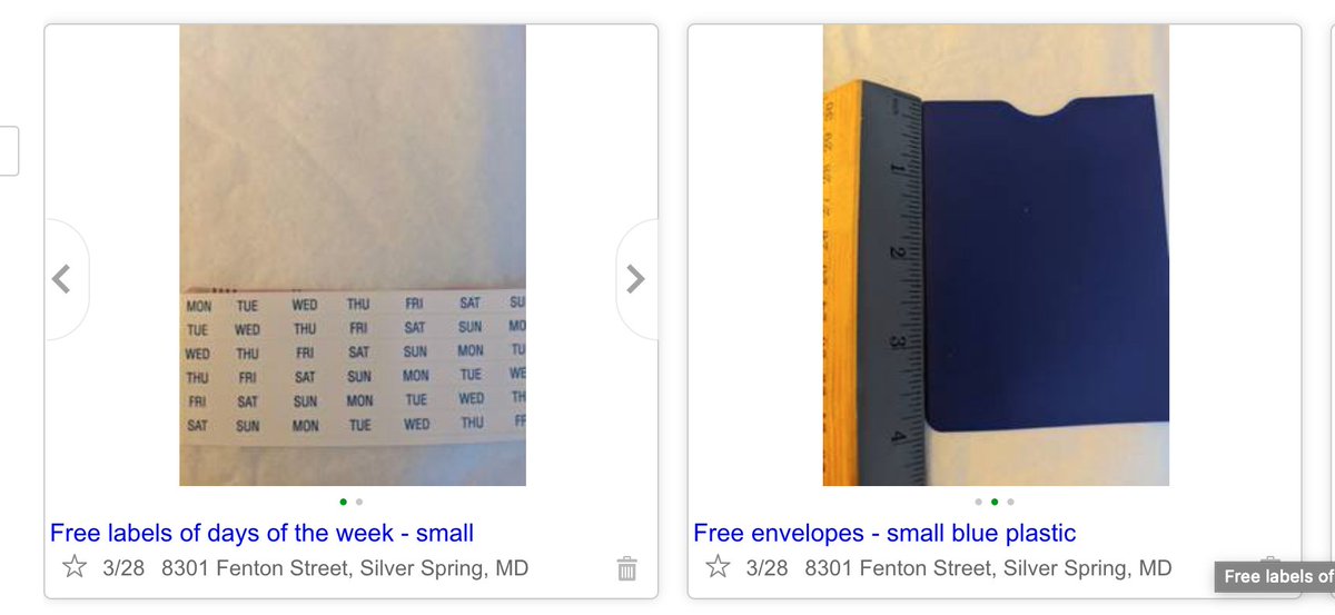 i would like to amplify the post from the woman in DC trying who has been trying to offload her birth control packaging for the better part of 2023