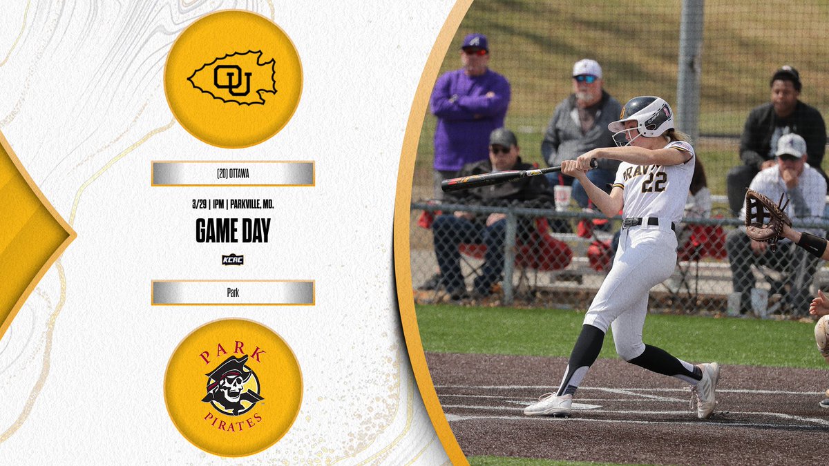 .<a href="/OttawaBravesSB/">Ottawa Braves Softball</a> is on the road TODAY in a non-conference double header against <a href="/ParkPirates/">Park Pirates</a> in Parkville, Mo. Game one is scheduled for 1pm. 
💻buff.ly/3op0iTc
📊- G1: buff.ly/3JVe4Xp
📊 - G2: buff.ly/3JKHYOc
#BraveNation