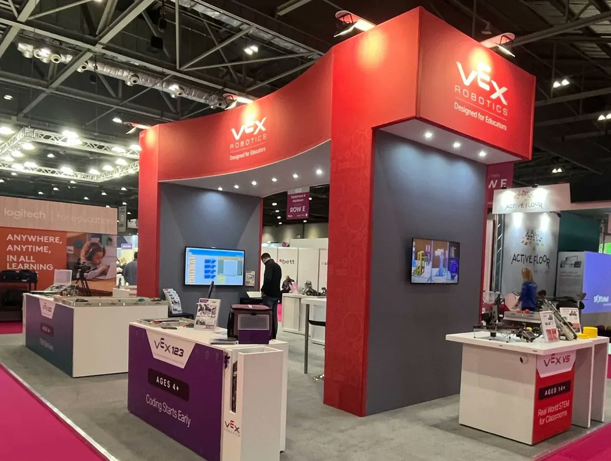 VEXRoboticsIE's tweet image. Ready, Set, bett! We&apos;re looking forward to seeing and making friends over the next few days! Drop a comment below if you&apos;re attending @bett_show this year 👇 #edtechie #Bett2023 #omgrobots #teachersoftwitter #edtechchatie