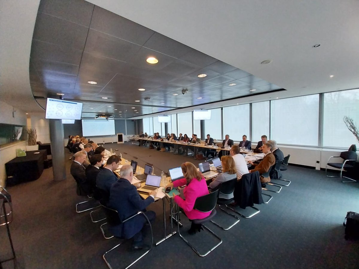 RecyclingEur's tweet photo. Our members and partners from across Europe gathered in Brussels today for the EuRIC General Assembly.  
Thank you all for a fruitful exchange on the critical role of the #recyclingindustry in transitioning towards a #climateneutral &amp; #circulareconomy! ♻️ https://t.co/rAVQJzmjCP