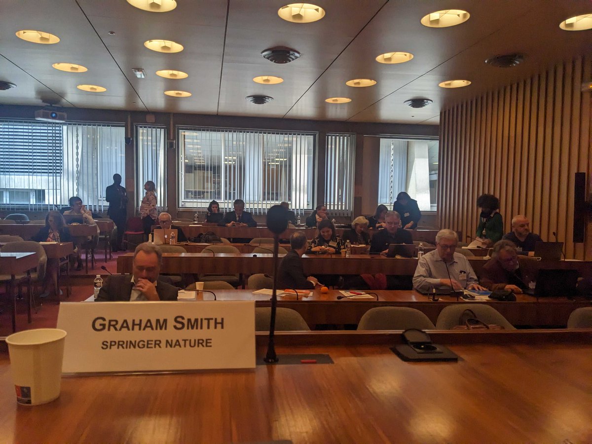 Graham Smith (@mr_g_smith) on Twitter photo great privilege to be able to talk about Springer Nature's data policy in times of crisis at #UNESCO among experts on emergencies and #researchdata #datasharing across disciplines #CODATA <a href="/UNESCO/">UNESCO 🏛️ #Education #Sciences #Culture 🇺🇳</a> <a href="/ISC/">International Science Council</a> #opendata #openscience great privilege to be able to talk about Springer Nature's data policy in times of crisis at #UNESCO among experts on emergencies and #researchdata #datasharing across disciplines #CODATA <a href="/UNESCO/">UNESCO 🏛️ #Education #Sciences #Culture 🇺🇳</a> <a href="/ISC/">International Science Council</a> #opendata #openscience