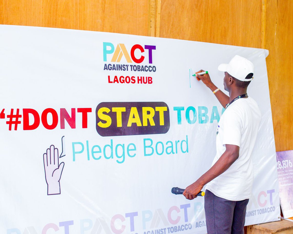 vickymarco15's tweet photo. People who start smoking at a young age have a higher risk of becoming severely addicted to nicotine than those who start at a later age.

#PACT
#ChangethePicture #DontStartTobacco
#PACTLagosHub https://t.co/Ucnkx1fpIk