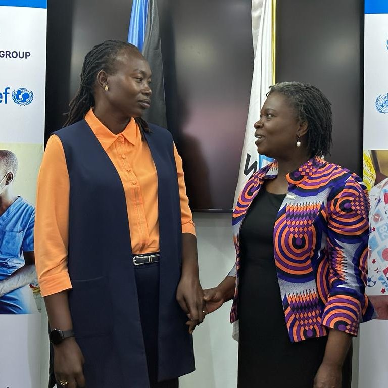 VictoriaKwakwa's tweet photo. Honored to meet #SouthSudan’s Minister of Health Yolanda Awel Deng in #Juba today. I am inspired by her bold leadership &amp; dedication to building a strong health system to cater to the needs of all South Sudanese. @WorldBank is fully committed to this agenda. 🇸🇸@MoHsouthsudan https://t.co/p3jW0LZKkK