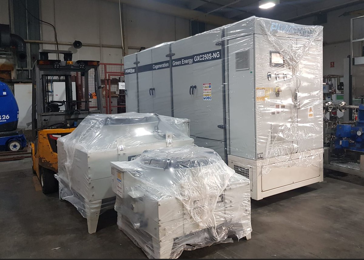 A 250kW Combined Hear &amp; Power unit reaches its final destination in Northumberland with another matching one to join it.  This will give the client energy resilience and revenue income for a more sustainable future.
