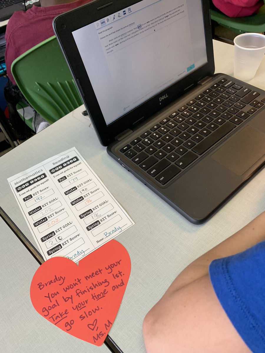brittBell04's tweet photo. MAP testing is in full swing! Itβs time to show out Mustang Scholars! π #MLElevelup #growthmindset https://t.co/kdgU2vTcBF