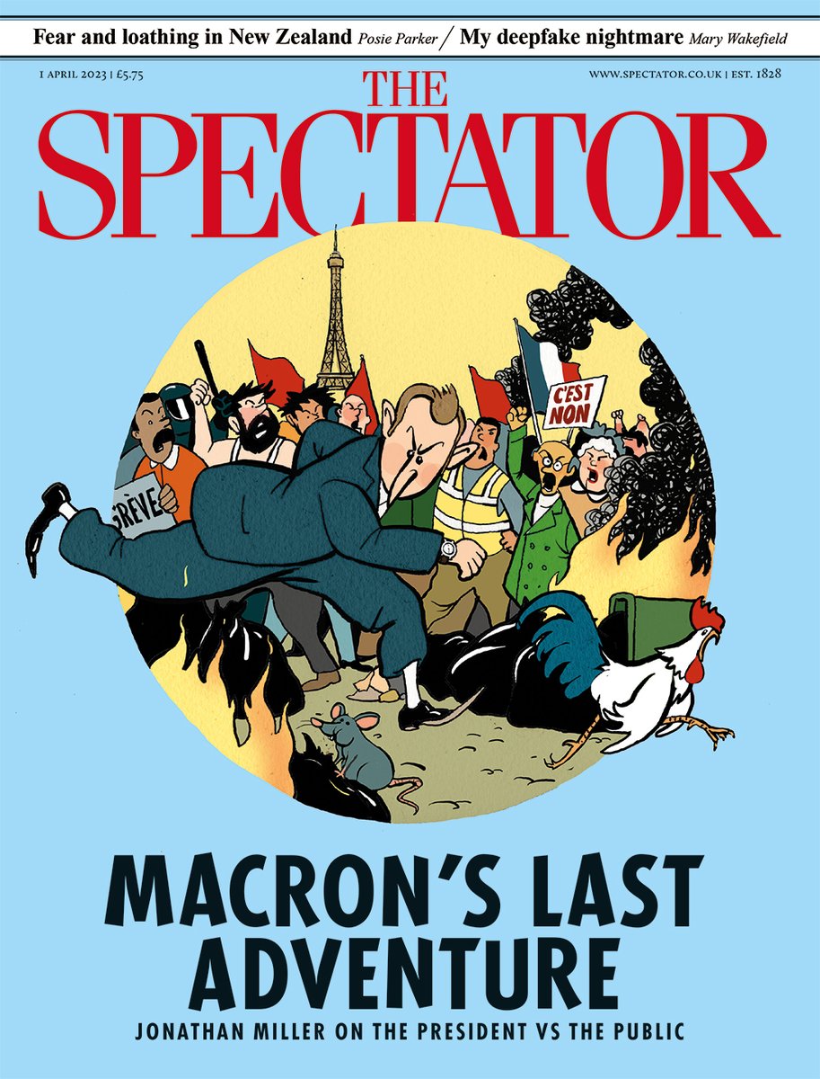 spectator's tweet image. 🗞 Macron’s last adventure: the president vs the public
 
✍️ In this week’s magazine:
 
• Alex Salmond gives his advice to the new First Minister
• David Kezerashvili: ‘Georgia needs help from the West’
• Posie Parker on her clash with the mob
 
subscribe.spectator.co.uk