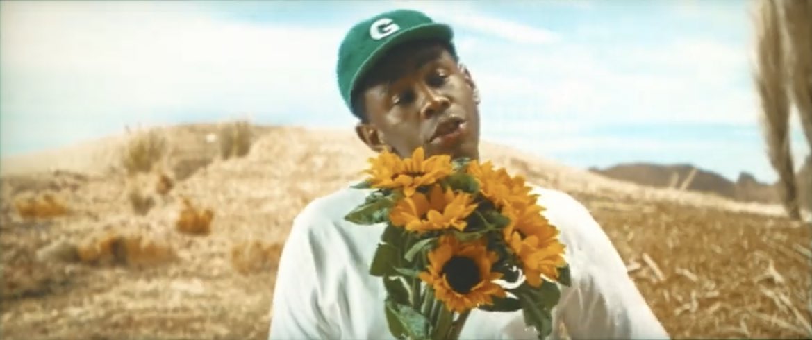 raptalksk's tweet image. tyler, the creator and his previous eras. cool as shit