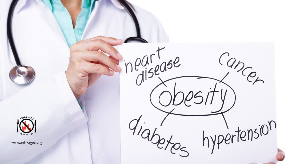 High intake of advanced glycation end products (AGEs) in the diet promotes obesity by inducing insulin resistance, inflammation, and oxidative stress in adipose tissue, highlighting the importance of dietary modifications in preventing obesity-related complications.#AGEs #obesity