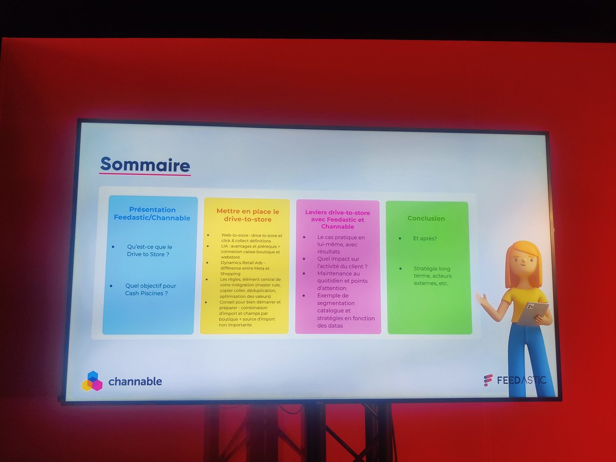 jepelet's tweet image. @channable_fr et @feedastic 🇳🇱 exposent leur vision du drive to store chez #mozart @SalonEmarketing mais il n&apos;y a plus de places malheureusement