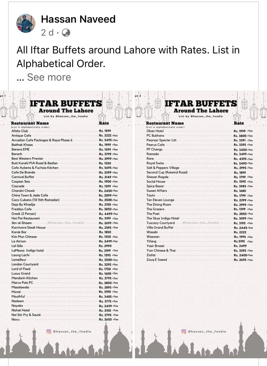 raza_matin's tweet photo. I am astounded by the ability of Pakistanis to crowdsource information when food is involved. https://t.co/enuCLetWBx