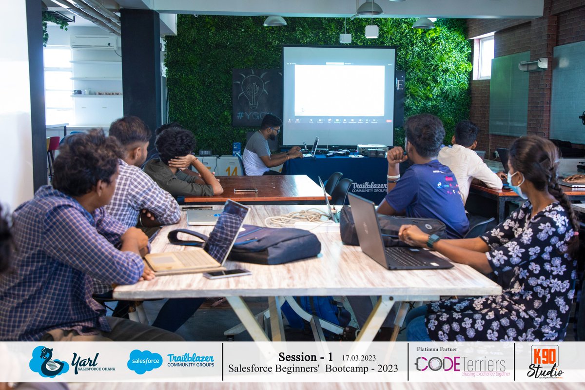 YarlSFO's tweet photo. Session -1 of the Salesforce Beginners' bootcamp was conducted last week. Many trailblazers eagerly joined the session to learn about #Salesforce and the opportunity that this amazing cloud platform holds for them!
#Salesforce #YarlSFO #Ohana #Learning #Bootcamp https://t.co/z7aWRnFoQG