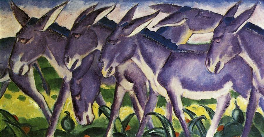 franzmarcart's tweet image. Donkey Frieze, 1911 #expressionism #franzmarc wikiart.org/en/franz-marc/…