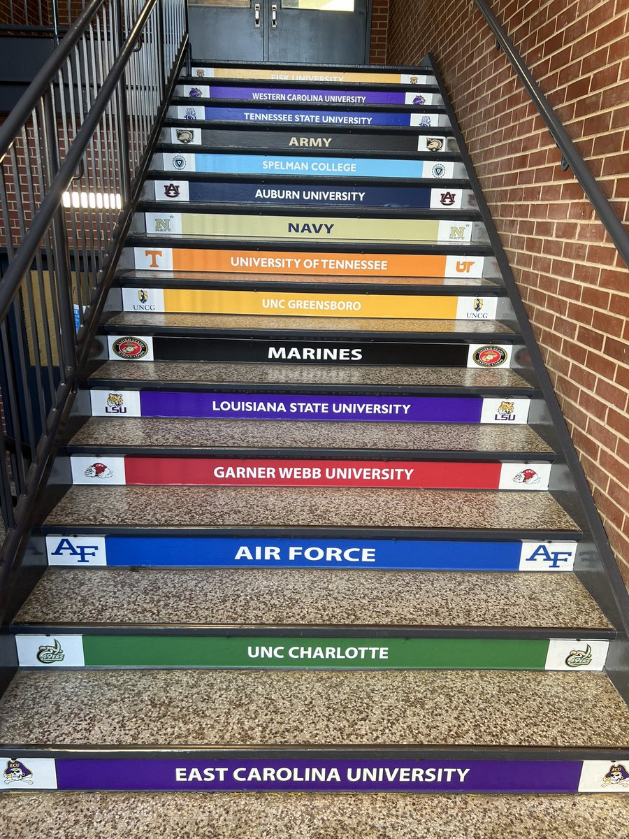 amobs_ela's tweet photo. Love these new additions to the stairs @NoFoVikings !! 🎓 https://t.co/Dms3Un8IHG