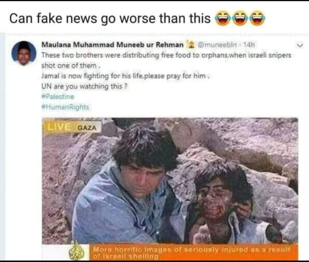 godwinostin's tweet image. Heights of fake news.
#Twitterforandroid 
#fakenews
#AmitabhBachchan 
#Dharmendra 
#BollywoodNews