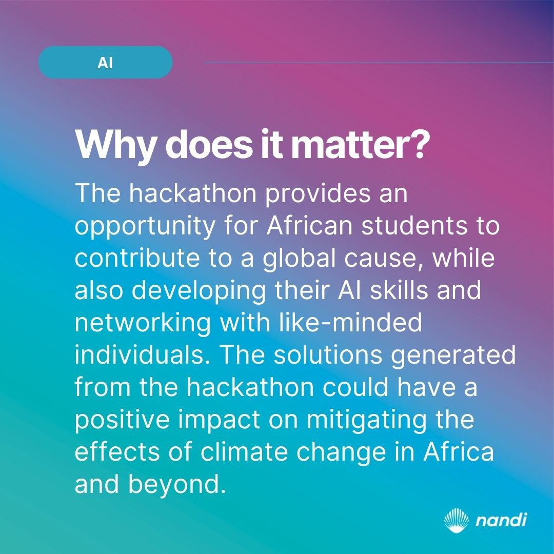 Good Day Nandi Tribe!

We fundamentally believe that climate change is real and are glad to see that steps such as this are being taken to tackle it using the power of AI.

What are your thoughts?

#nandibytes #ai #africa
