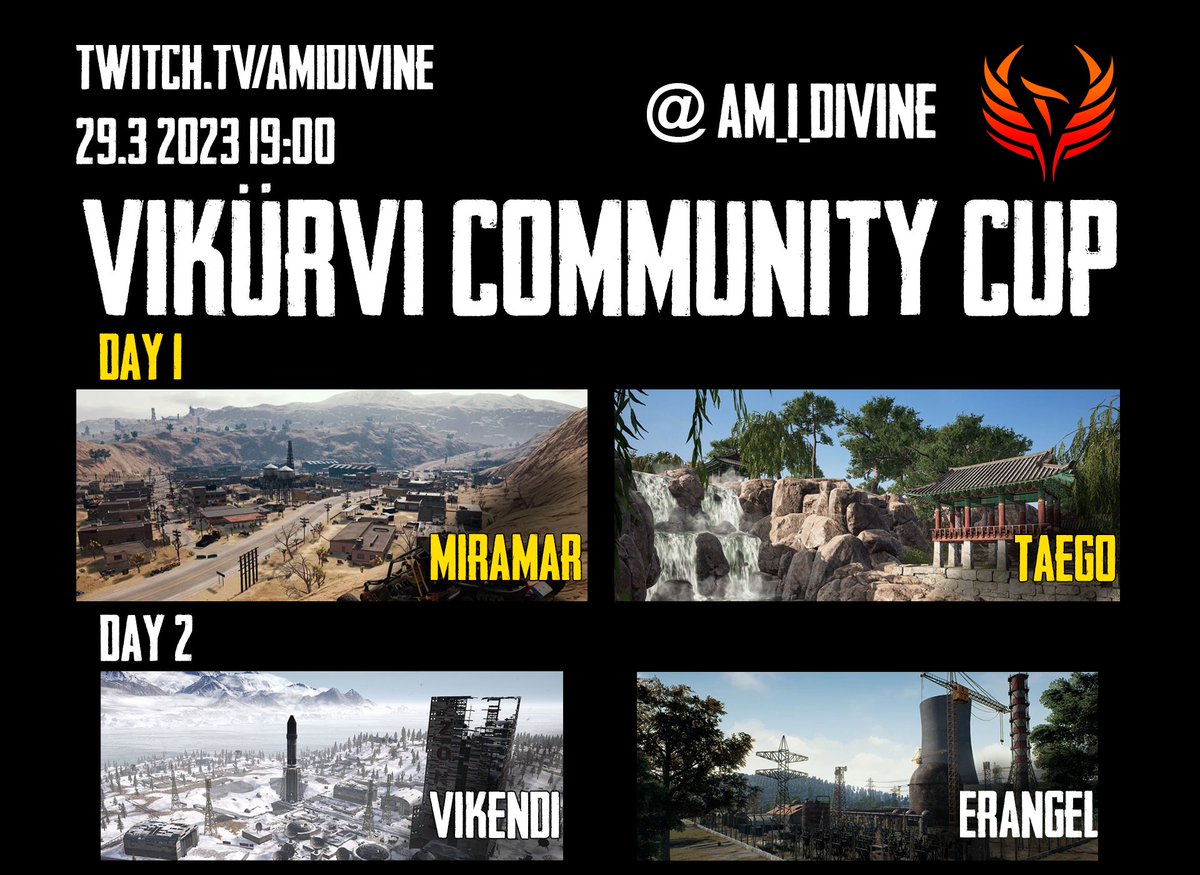 R U Ready? @mForcegaming @ThunderPUBG69 @MercurialPUBG @bfgnorway @FormulationGG @ZoektEenNaam @AllanOilPUBG @LuminoxPlanet @sniipgg and many more, that i could find twitter Accounts! First appeareance of new maps in Esports! @PUBG_EU @PLHpubg