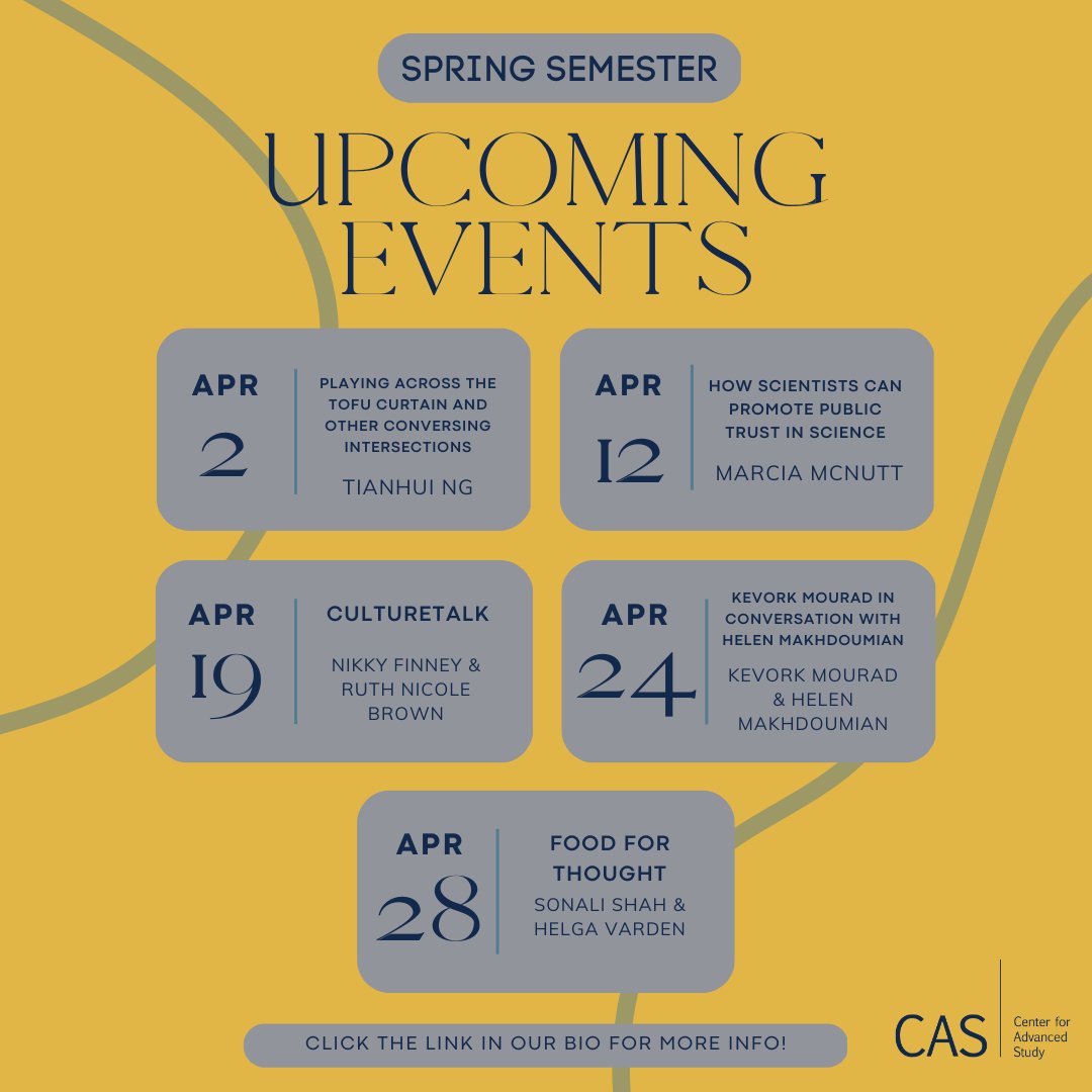 CAS_Illinois's tweet photo. Don't miss our final events of the semester! April is filled with great presentations, so grab your friends, and we will see you there. 😊
#uiuc #illini #events #illinois #universityofillinois #urbana #champaign #april #springsemester2023 https://t.co/4DXFU69i6G