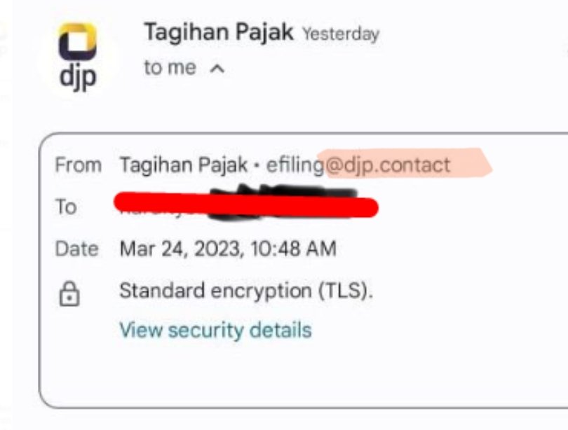 deddysat's tweet photo. @TradingDiary2 domainnya aja udah mencurigakan pake .contact (dot contact), bukan pajak.go. id. biasakan untuk cek alamat email pengirim yg resmi. https://t.co/LkGwgttPZr