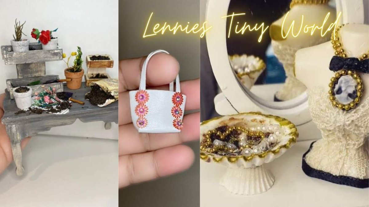 AVerySmallWorld's tweet photo. Have you seen Lennie's Tiny World yet, where she creates the cutest little #dollhouseaccessories ?

New blog post!

https://t.co/0K6OG0moE2

#dollhouseminiatures #miniatures #etsyassociate 
@lenniestinyworld https://t.co/e6zqnQsWGr
