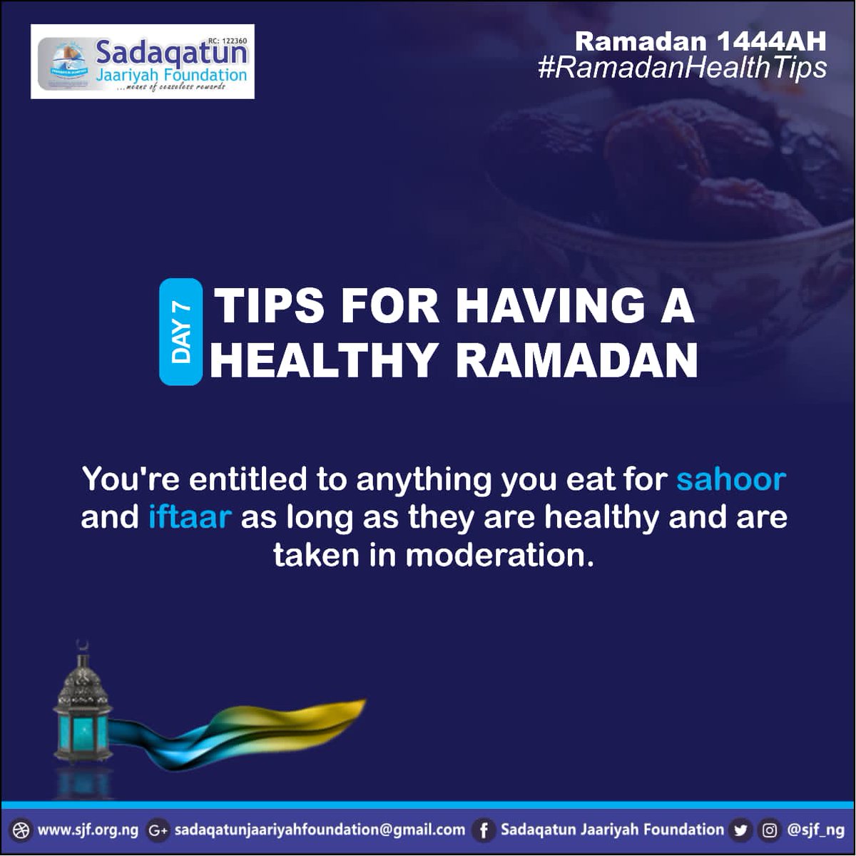 Sjf_ng's tweet photo. #RamadanHealthTips https://t.co/9LZfgY4c0d