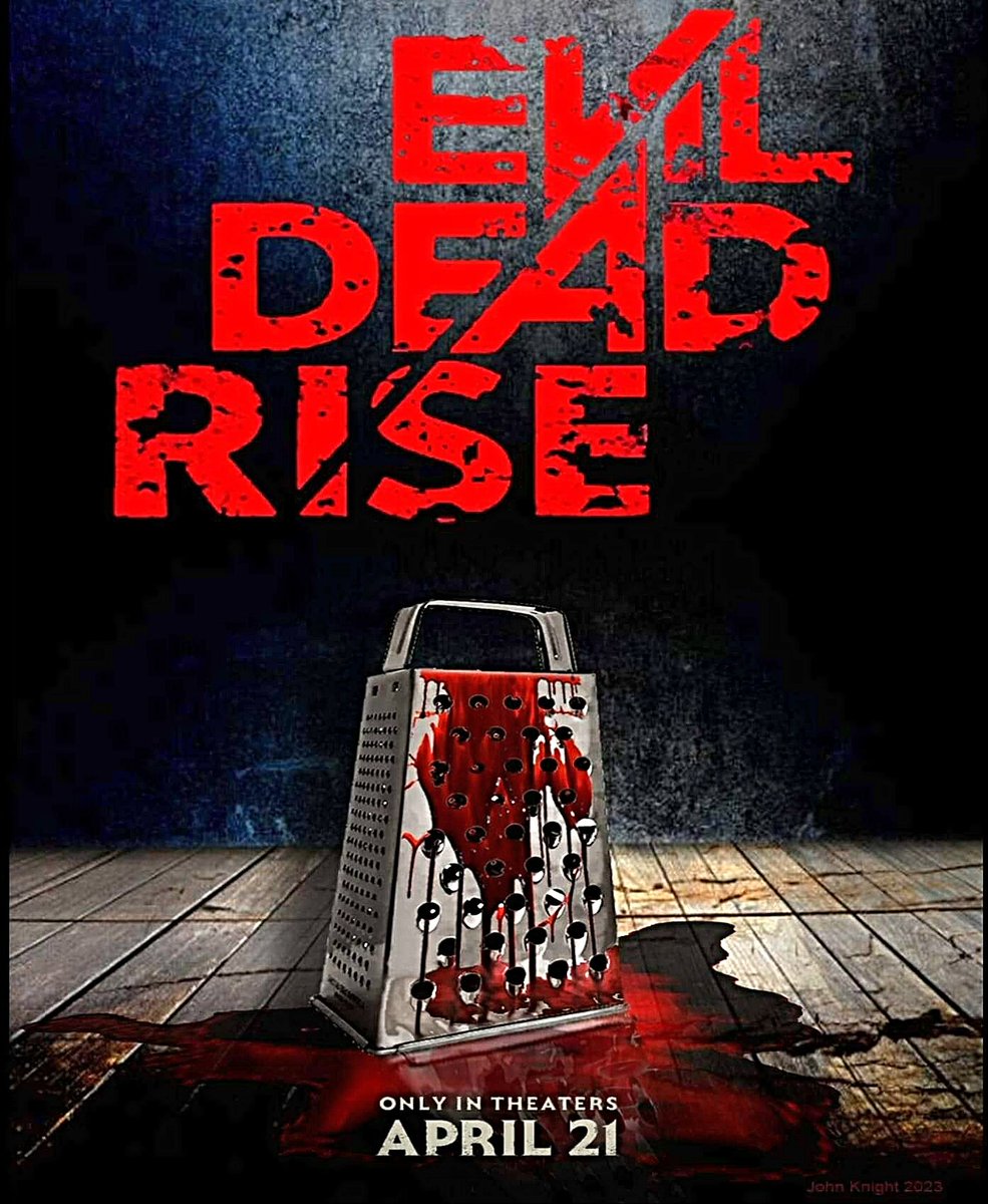 #evildeadrise #evildead #theevildead Here's a poster our singer made the day the trailer dropped.