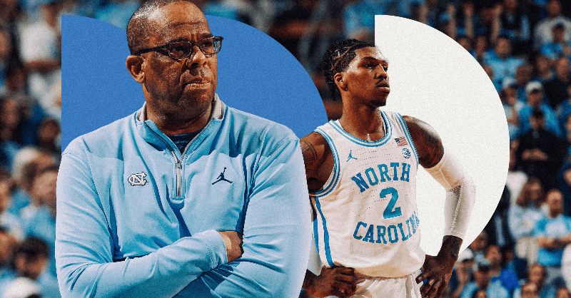 TheAthletic's tweet photo. One season after playing in the national title game, the preseason No. 1 team was excluded from the NCAA Tournament.