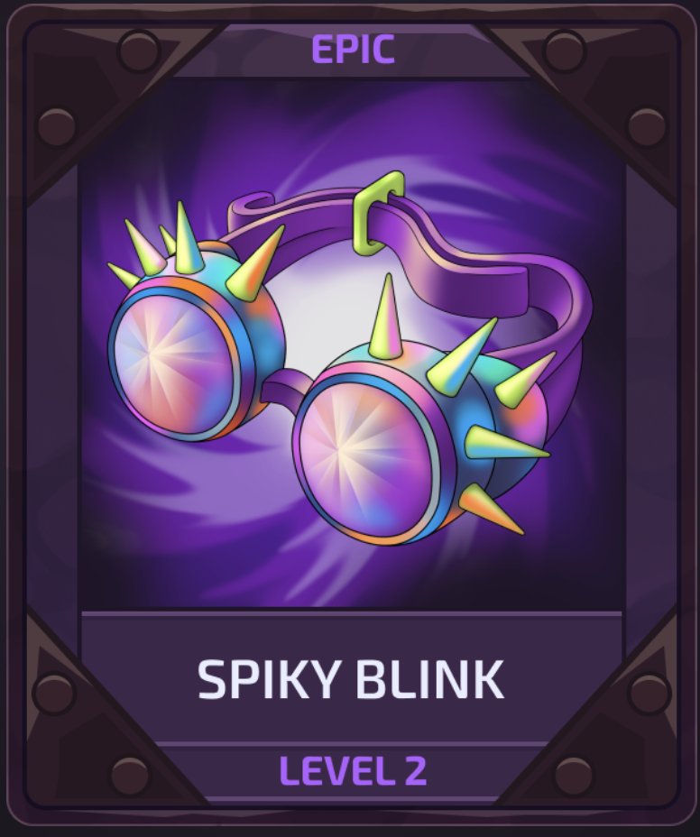 PeckStick's tweet photo. ⚡️WAX #NFTGiveaway⚡️

🔥Epic Spiky Blink -Level 2👀
🥩Can be staked in #P2EGame #DungeonMaster

1. Follow @PeckStick🤝 &amp; Tag 3 friends🫂
2. Like &amp; RT♥️🔁
3.Drop your #WAX address🔢

#WAXP  #waxfam #NFTGiveaways #nft #P2E #NFTCommunity #WAXNFT #WAXWednesday https://t.co/f8VeKyG4Zg