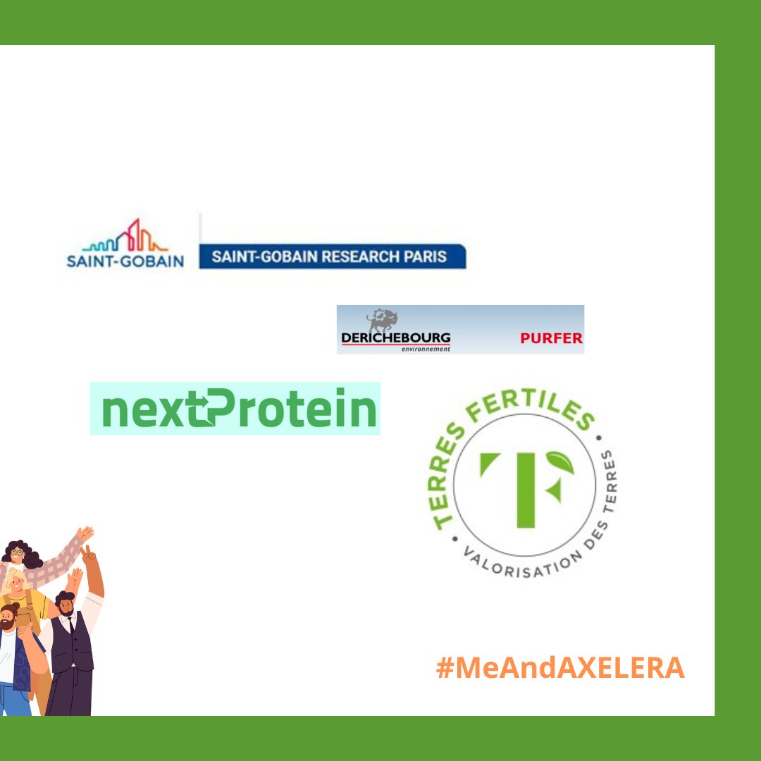 [ILS NOUS ONT REJOINT 👏] Bienvenue à Saint-Gobain Research Paris, Derichebourg PURFER, <a href="/nextProtein/">nextProtein</a> et Terres Fertiles qui nous ont rejoint ! Nous avons hâte de vous accompagner dans tous vos projets d'#innovation et de #developpement ! Merci de votre confiance ! #MeAndAXELERA
