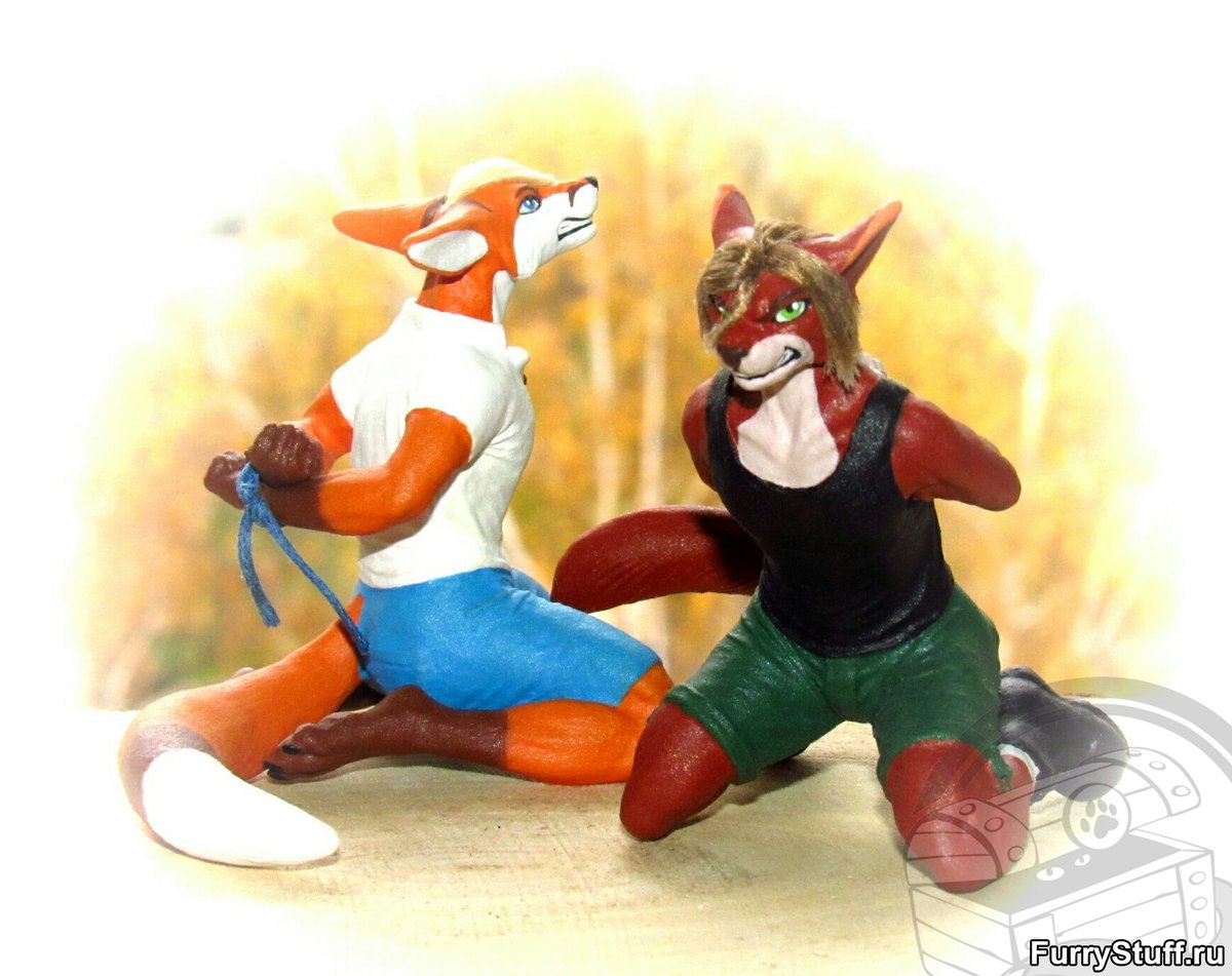 Furry__Stuff's tweet photo. Tied by CorpseDragon for FurryStuff
What a dangerous game these two got involved...
Do you want something like this?
Order it here: https://t.co/fhwz375wTo #furrystuff #furry #figurine #sculpture #craft #custom #figurines #fox #vulpine #feline #cat #tied #couple #shirt #shorts https://t.co/4em73tjMNK