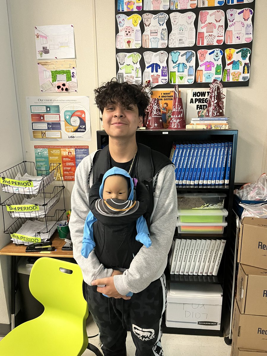 MsSC_LHS's tweet photo. #LHSHumanDev had fun workingwith RealCare babies to practice infant care skills like swaddling and car seat safety! @RealityworksInc @lisdcte https://t.co/BtjutD3AOO
