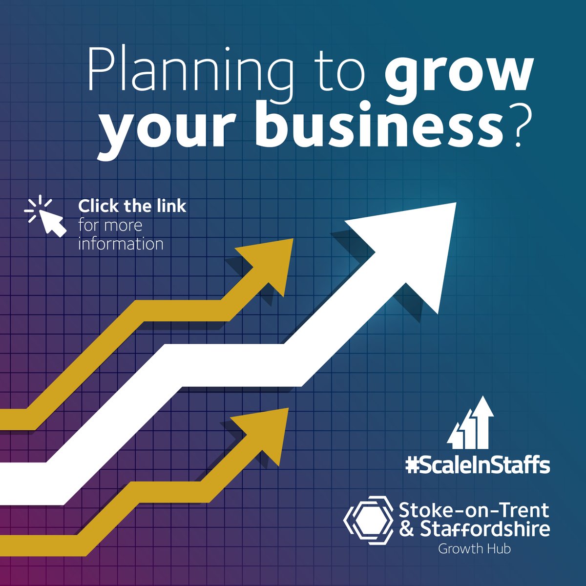 Planning to grow? Get some support and #ScaleInStaffs.

Visit: lnkd.in/eq-CrP5h

#ScaleInStaffs #Growth #ScaleUp #Staffordshire #Businesses #EDRF #MidlandsEngine