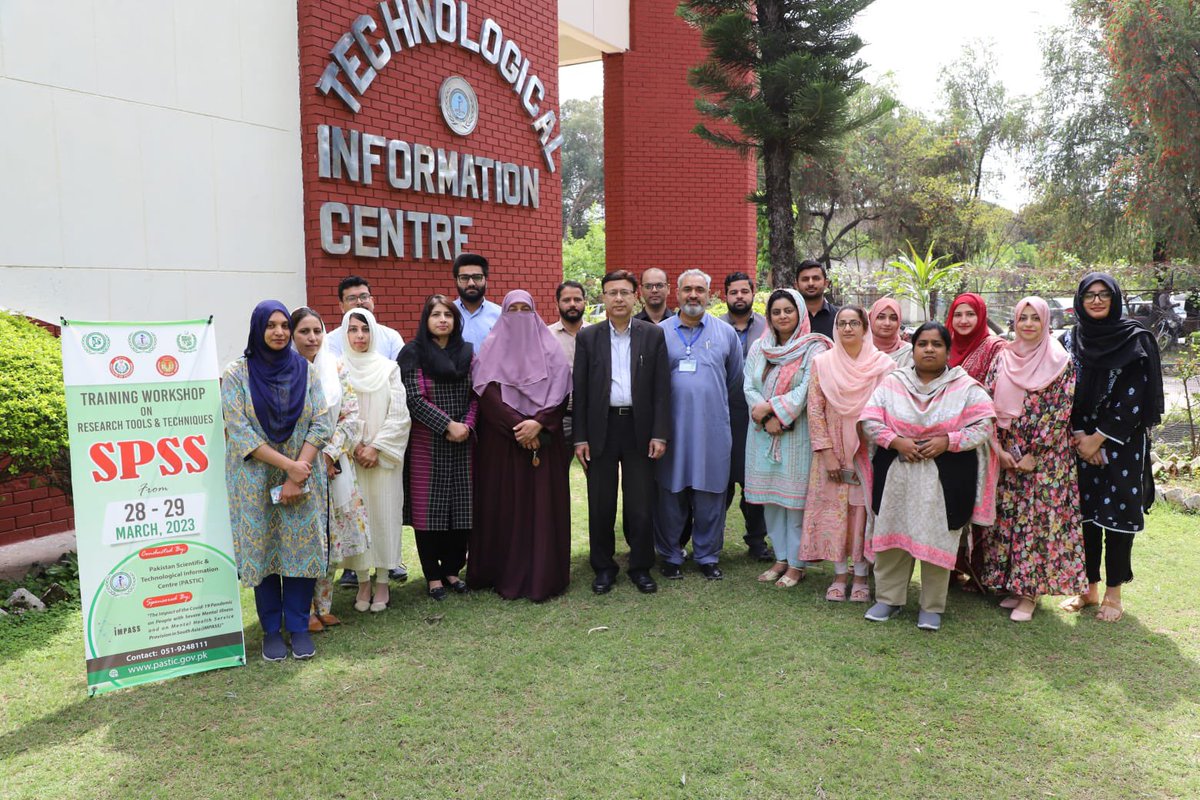 ayesha_rubab's tweet photo. Thankyou @Pakistanimpact (#impass) for hosting an informative two days workshop on SPSS at PASTIC, equipping us and building our capacity on essential data analysis skills. https://t.co/pxg9Q1Yh6Z