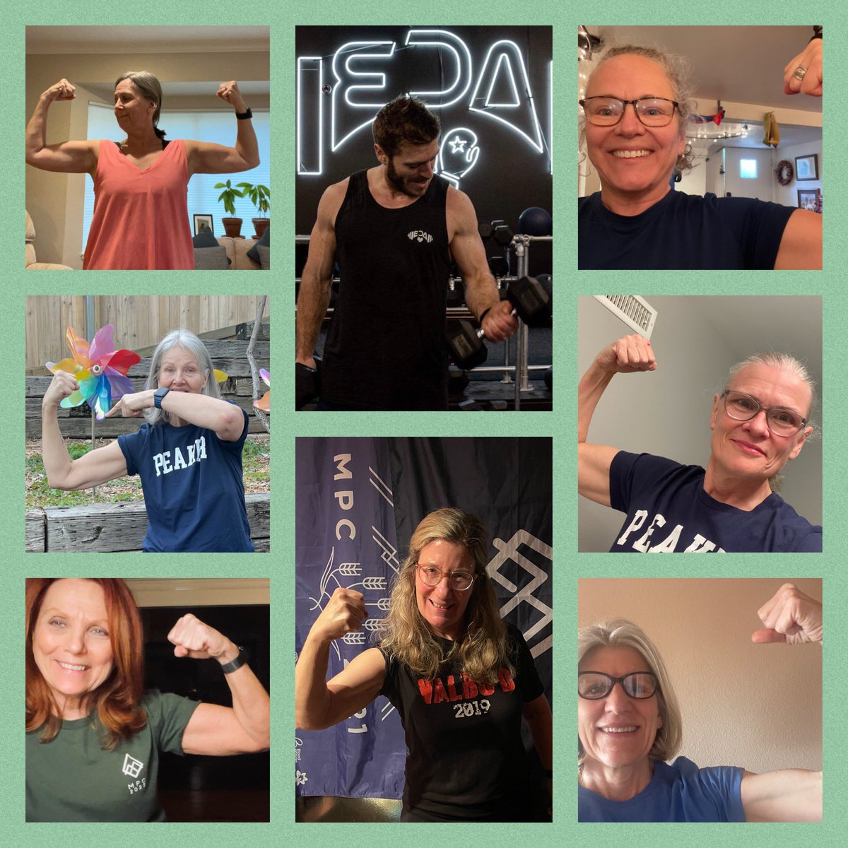 Happy Birthday to Thunder &amp; Lightning!  Love, Thelma and Louise, Napoleon &amp; Dynamite, Howdy &amp; Doody, Sue &amp; Pairb, Francine &amp; Cosmos, Lucy &amp; Ethel, and Carpe &amp; Diem 💪💪🎉🥳🎁 <a href="/CoachValbo/">John Valbonesi</a> <a href="/SamHeughan/">Sam Heughan</a> <a href="/MyPeakChallenge/">My Peak Challenge</a> #mypeakchallenge